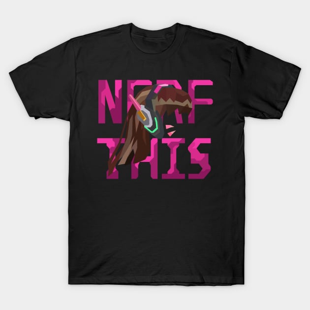 Nerf This - D.Va Overwatch T-Shirt by No_One